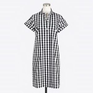 J Crew Gingham shirtdress